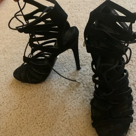 Topshop lace up heels discount